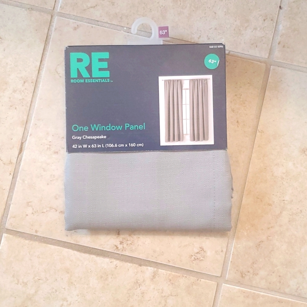 💜 Curtain gray Chesapeake 63" RE room essentials target grey drapes window